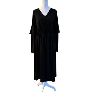 COS Black Maxi Dress | Minimalist Elegance | Size Medium/Large